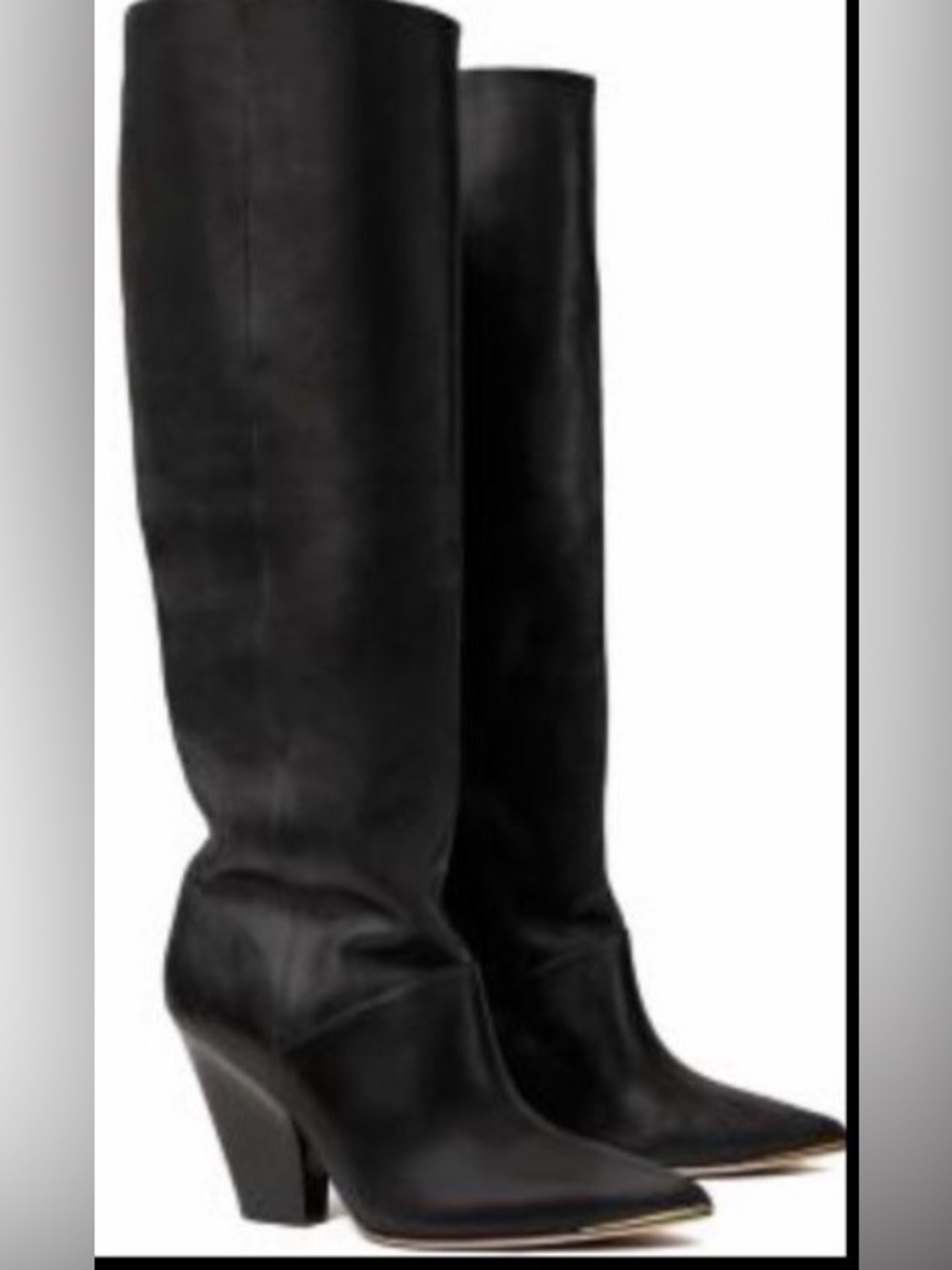 Tory Burch 6.5 Lila Knee Boots/serious buyers only
Black Knee-High Heeled Boots